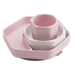 HEORSHE Geschirrset, ROSA