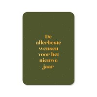 Weihnachtskarte Beste Wünsche (mit Goldfolie)