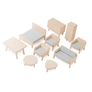 Holzmöbel für Puppenhäuser, Miniaturmöbel