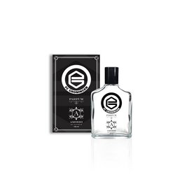 Eau de Parfum FC Groningen Black, a sophisticated and elegant fragrance with a blend of citrus, floral, and woody notes. Suitable for both casual and formal occasions.