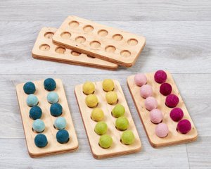 Gemütliches Bildungsspielzeug Filzdutzende von Frames Paket von 5