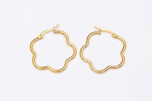 Earrings stainless steel GOLD - E60522014350