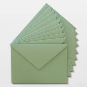 Umschlag Grün C6 aus nachhaltigem Papier, FSC zertifiziert