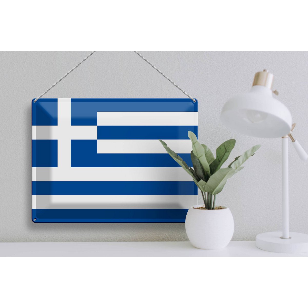 Bandiera grecia Immagini Vettoriali Stock