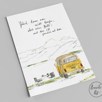 Postcard | Bulli | You can't buy happiness, but you can buy a Bulli