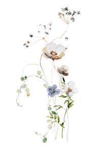 Sustainable card `wildflowers