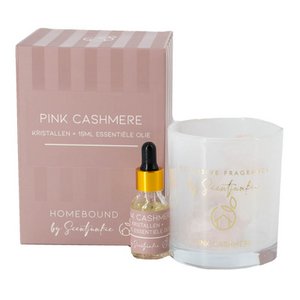 Duftkristall mit 15ml ätherischem Öl 'Pink Cashmere'