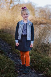 Mädchen Pullover Peter Pan Kragen | Lilie