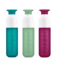 Dopper Original wiederverwendbare Wasserflasche – Neon Light Collection Mixbox (4 x 3 Stück)