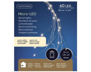 Kaskadenbeleuchtung 60LED warmweiß