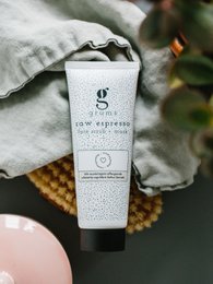 rå espresso ansigtsscrub + maske