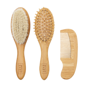 Bambus-Friseurset 3-teilig Natur Einheitsgröße