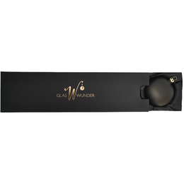 "night" - 8 cm Christmas balls matt black