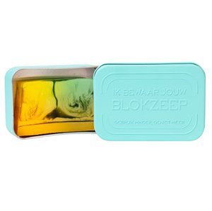 Zeepblikje aluminium Rechthoek - Body Blok/Scheer Blok