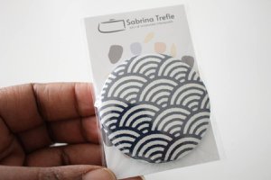 Bella Bergblauer Taschenspiegel