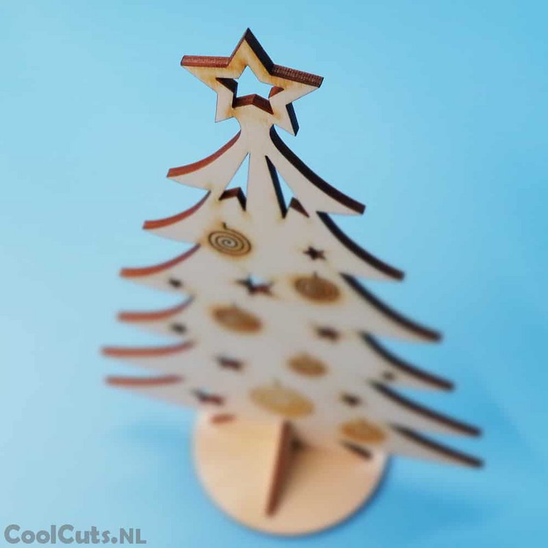 Arbre de Noël en bois CoolCuts 29cm