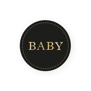 Aufkleber Baby | Goldfolie