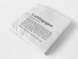 Definición de "invitado favorito" de la servilleta