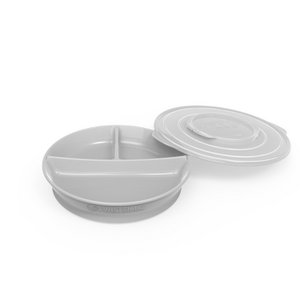 Tafel mit Fächern in Pastellgrau