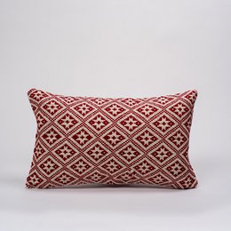 Federa per cuscino decorativo rosso Dokmai