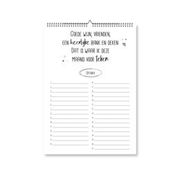 calendario compleanno A4