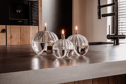 Olielamp Elegante latón M