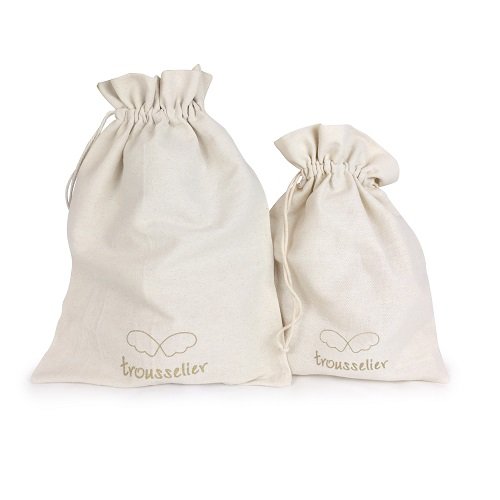Kuscheltier Hase Engel - Puderrosa mit Rassel 20 cm Bio-Baumwolle