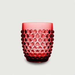 Acrylic drinking cup, 350ml, red, durable, lightweight, unbreakable, ideal for garden, picnic, playful look.
The image shows a red acrylic drinking cup with a dotted pattern. The cup is 350ml in capacity, durable, lightweight, and unbreakable, making it suitable for use in the garden, during picnics, or for a playful look. The cup has a vibrant red color and a textured, dotted surface pattern.