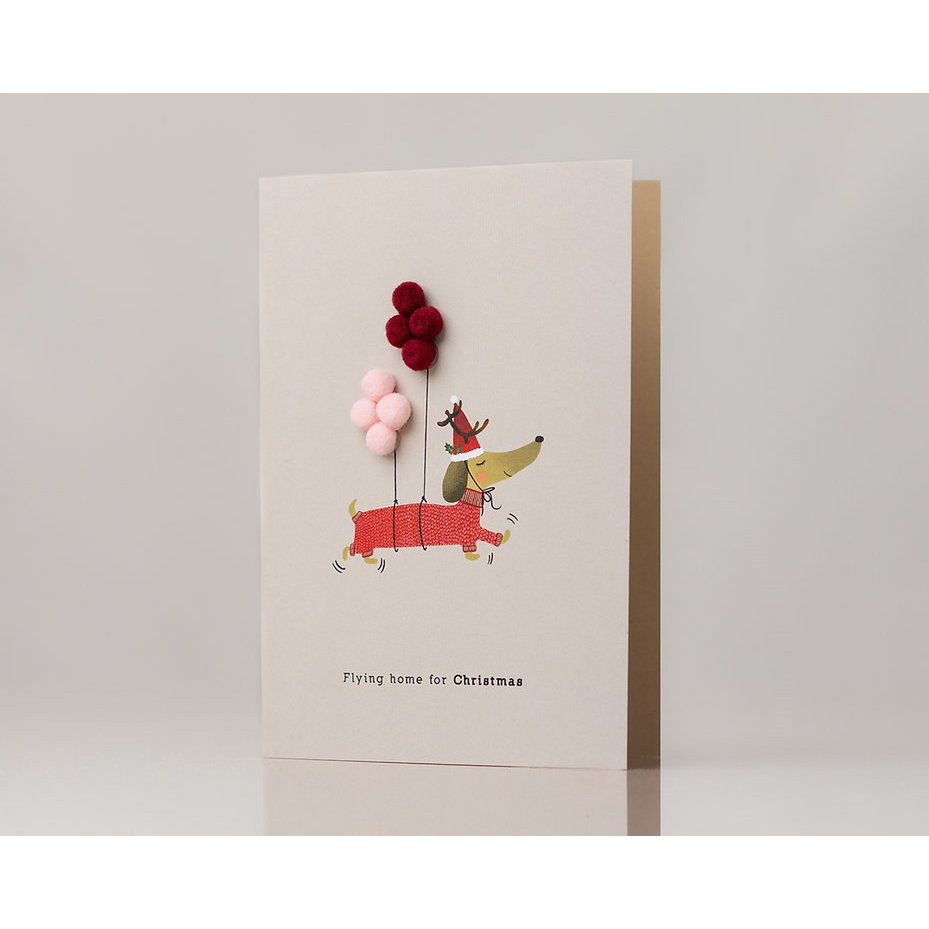 Christmas:  Flying Home For Christmas | Roze-paars