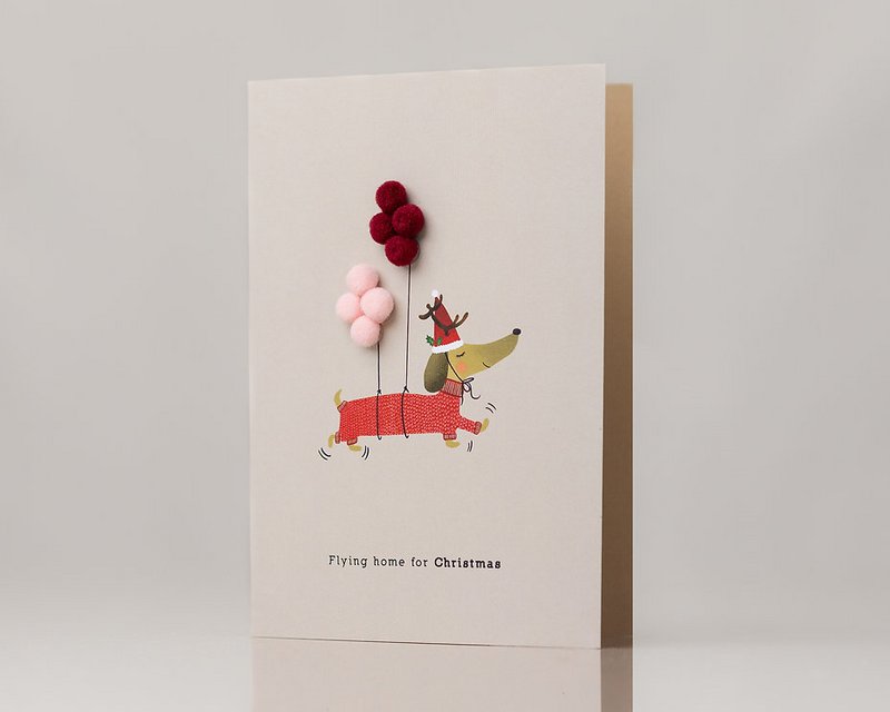 Christmas:  Flying Home For Christmas | Roze-paars