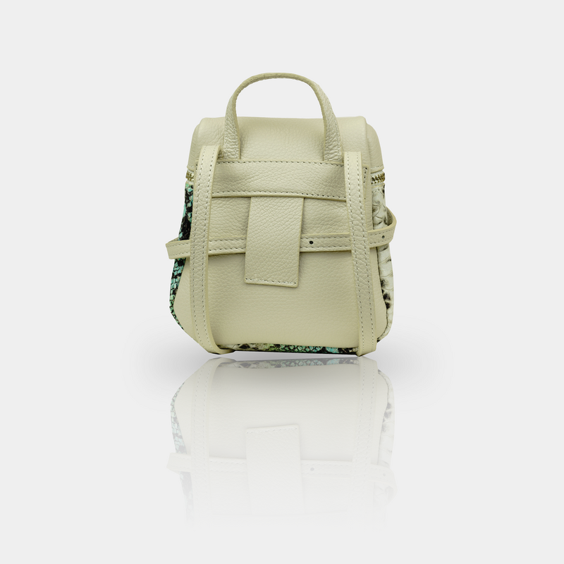Bolso bandolera / mochila de piel ''JERSEY''