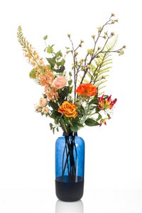Künstliche Blumen - Bouquet XL Happy Orange - 109 cm
