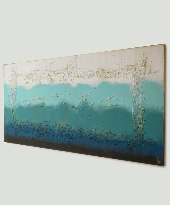 Schilderij - Oceanic Blues