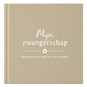 Fyllbooks Mein Schwangerschaftstagebuch – Leinen Taupe