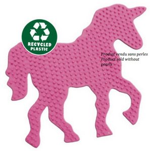 SES Green Beedz – Unicorn bord 16 cm voor strijkkralen (alleen bakje)