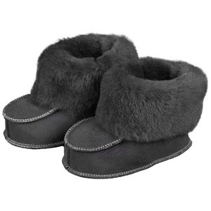 Schaffell Babyschuhe - Grau