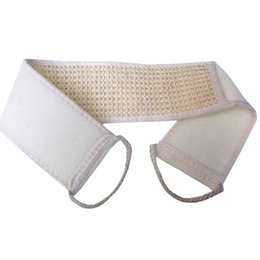 Horsehair Massage Strap - Horsehair Side and Soft Cotton Side - Scrub Effect Toilet Strap for the Shower - Against Orange Skin