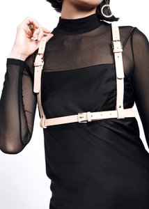 Leather Harness Beige