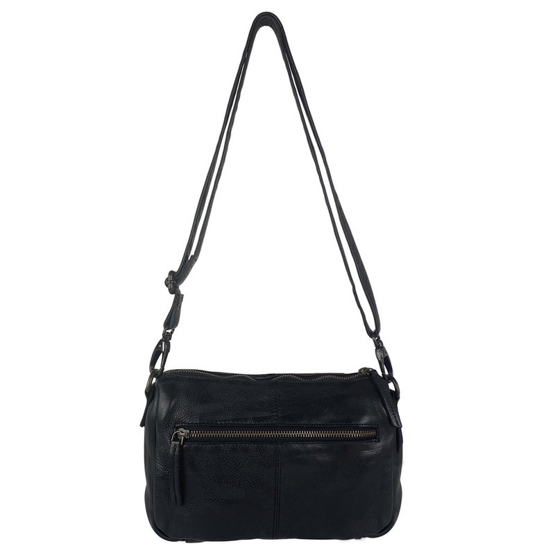 Borsa A Spalla Da Donna Realizzata In Pelle Lavata In 4 Colori