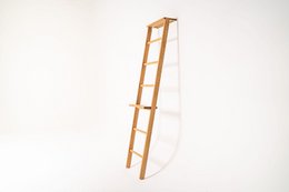 Escalera para ropa, escalera para toallas de roble macizo
