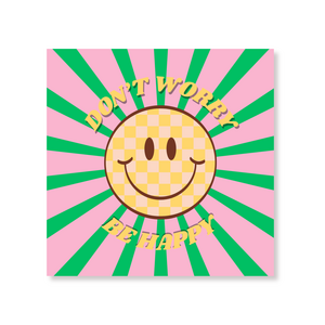 Paper Napkins “Don't Worry” FSC – 3-Ply – 33x33 cm (20 Pcs)