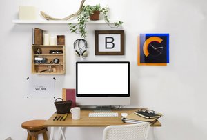 Acryluhr (Primärfarben)