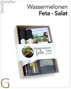 Watermelon feta salad set