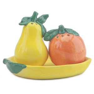 Salz- und Pfefferstreuer Zitrone-Orange