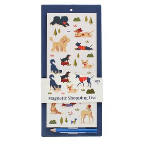 Magnetische Einkaufsliste - Hundepark