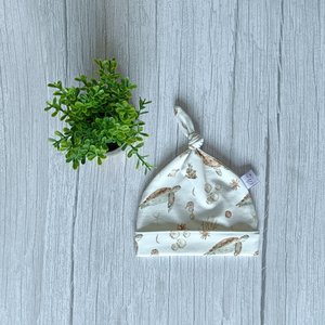 Knopfmütze Schildkröte 0-3 Monate