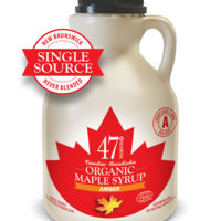 SINGLE SOURCE Organic Maple Syrup, Canada Grade A, very dark, strong - 500ml