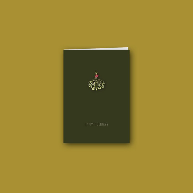 Julekortsæt - 8 dobbeltkort i. kuvert