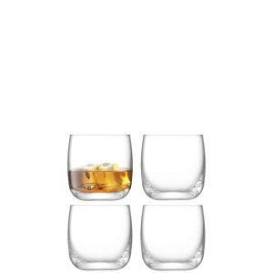 L.S.A. - Borough Tumbler Glass 300 ml Set von 4 Teilen - transparent