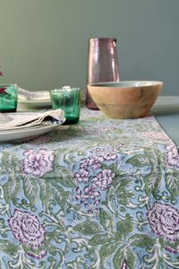 Tafelloper | Chintz Aubergine